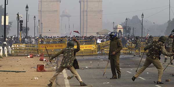 Protest at India Gate