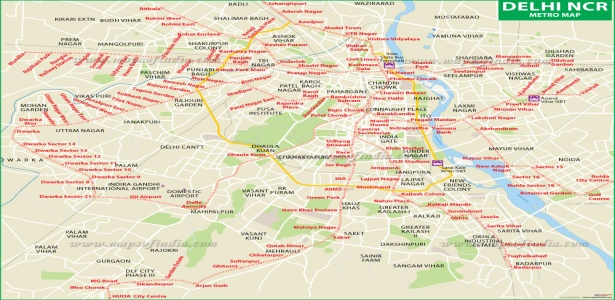 Delhi ncr map